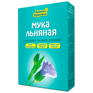 Льняная мука с селеном,калием и магнием 300 г