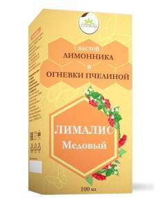 Лималис Медовый настой лимонника и огневки пчелиной 100мл