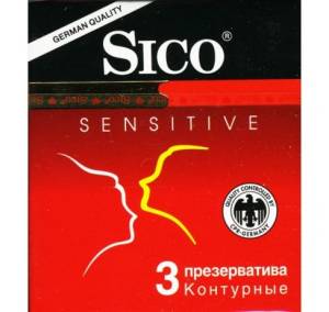 Презерватив sico №3 контурный