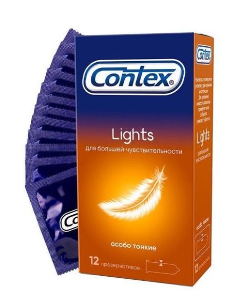 Изображение товара Презерватив contex №12 (lights) супертонкие Презерватив contex №12 (lights) супертонкие фотография