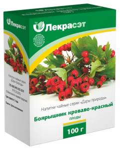 Боярышник кроваво-красный (плоды) чайный напиток 100г